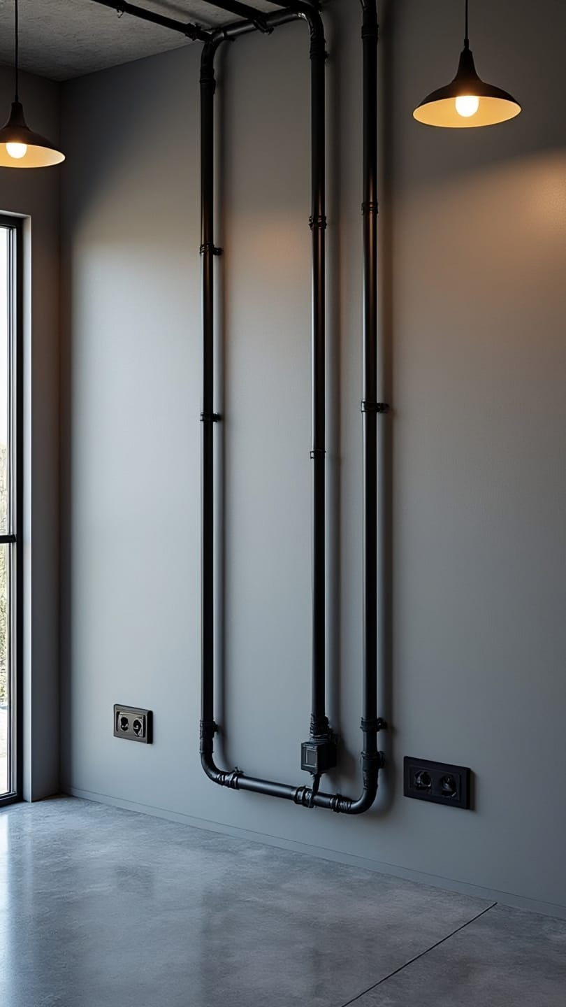 Instalações elétricas aparentes