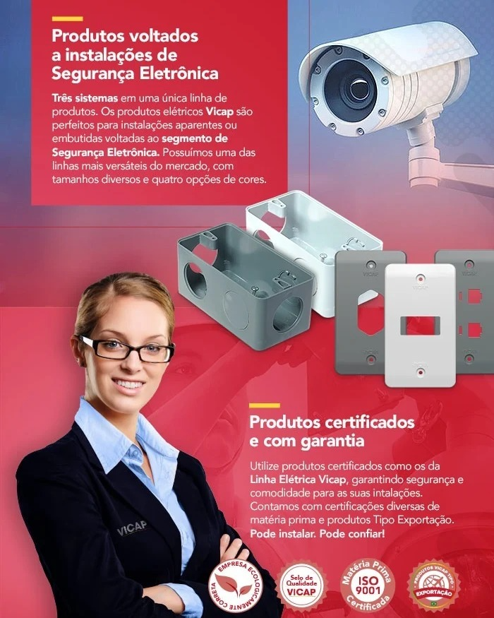 Instalação de segurança eletrônica